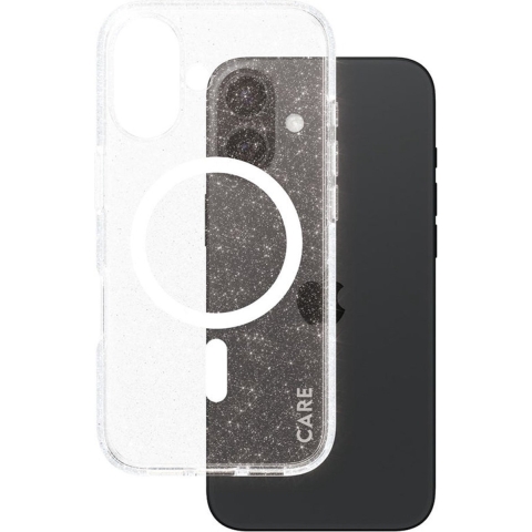 Care Flagship Case Urban Combat Star Lit Met Wit Magsafe Telefoonhoesje Voor Apple Iphone 2024 6.1'' Transparant