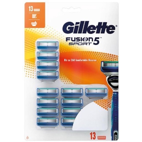 Gillette Gillette Fusion 5 Sport scheermesjes - 13 stuks jaarpack