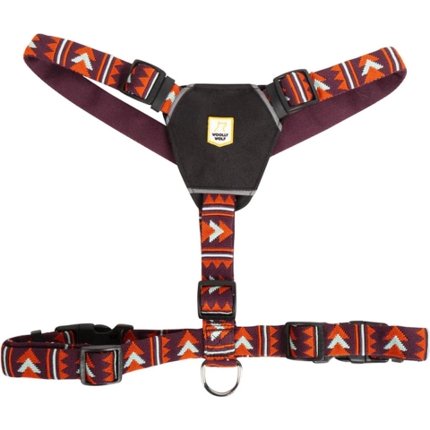 WOOLLY WOLF Hondentuig Explorer, polar night, Maat: L