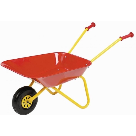Rolly Toys Kruiwagen metaal rood/geel