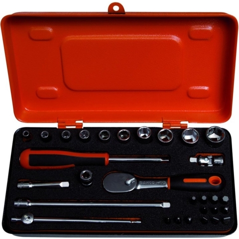 Bahco dopsleutelset 1/4" met bits | 6729MHP
