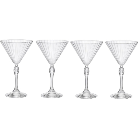 Bormioli Rocco Martini Glazen America 20&apos;s - 240 ml - 4 stuks