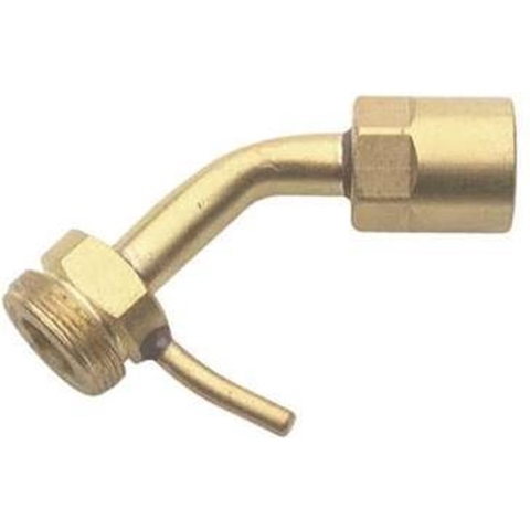 Sievert Halspijp 7cm - messing met ophanghaak - 351102 351102