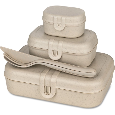 Koziol Lunchset Pascal Creme 4-Delig