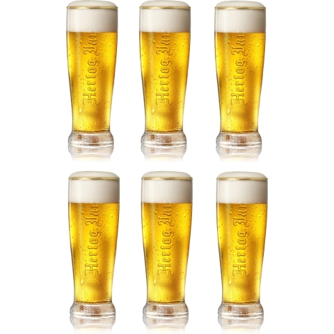 Hertog Jan Bierglazen / Fluitje - 200 ml - 6 stuks