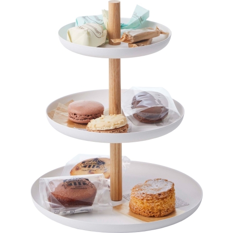 Yamazaki Etagere - Serveertoren Tosca - 13, 16 & 20 cm - 3 Laags