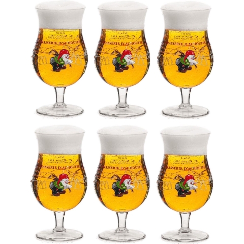 La Chouffe Bierglazen - 330 ml - 6 stuks