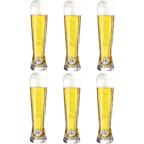 Warsteiner Bierglazen Premium - 200 ml - 6 stuks