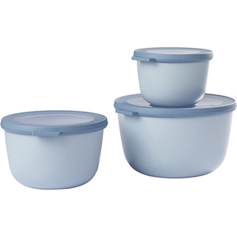 Mepal Multikom Set Nordic Blue 3-Delig (500 ml, 1 en 2 Liter)