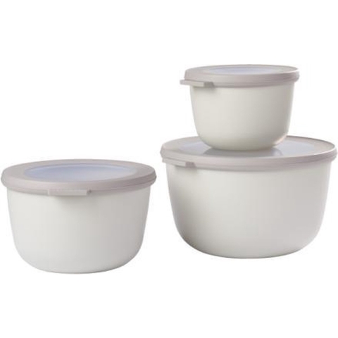 Mepal Multikom Set Nordic White 3-Delig (500 ml, 1 en 2 Liter)