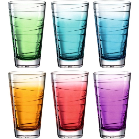 Leonardo Longdrinkglazen Vario Struttura - 280 ml - 6 stuks