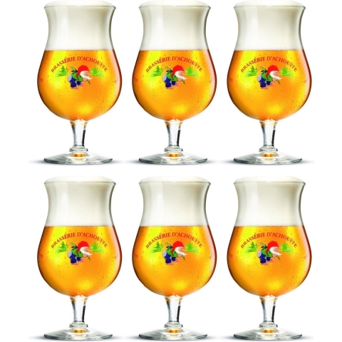 La Chouffe Bierglazen - 250 ml - 6 stuks