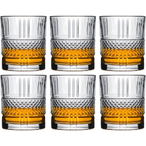 Cookinglife Whiskey Glazen / Cocktailglazen / Waterglazen Monea - 230 ml - 6 stuks