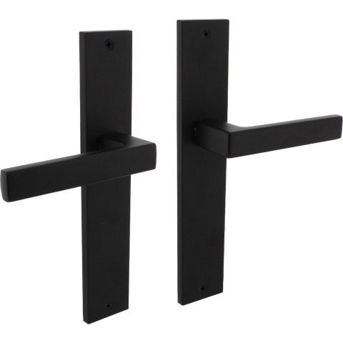 Intersteel Deurkruk Hera op schild 245x45 mm blind mat zwart