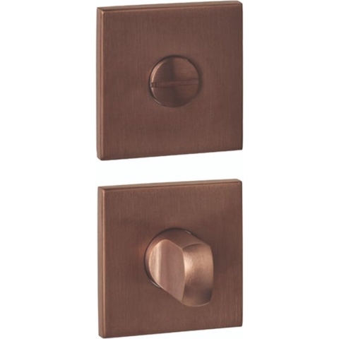 Intersteel Q WC-sluiting verdekt 53X53X6mm pvd brons
