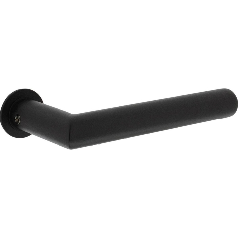 Intersteel Deurkruk Jura met zelfklevend Minimalistisch rozet mat zwart