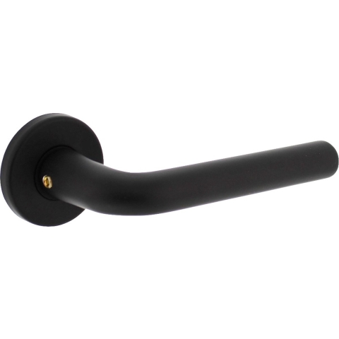 Intersteel Deurkruk Derby op rozet ø50x7 mm aluminium zwart