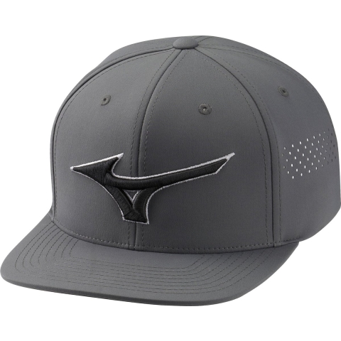 Mizuno Tour Flat Snapback Dark Charcoal