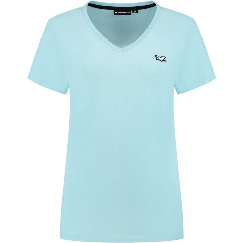 Dames - MV T-shirt - Sky - Essentials - XL - Max Verstappen