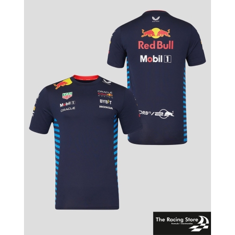 Red Bull Racing T-shirt - XXS - Team T-Shirt 2024 - Dames - Max Verstappen