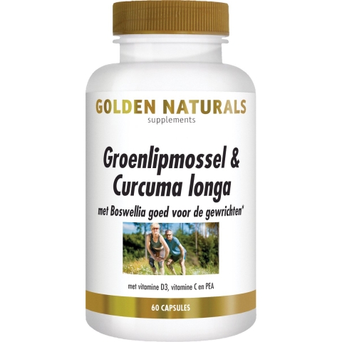 Golden Naturals Groenlipmossel & Curcuma Longa Capsules