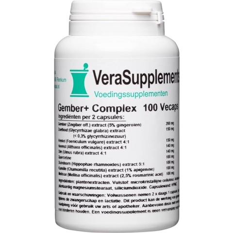 VeraSupplements Gember Plus Complex Capsules