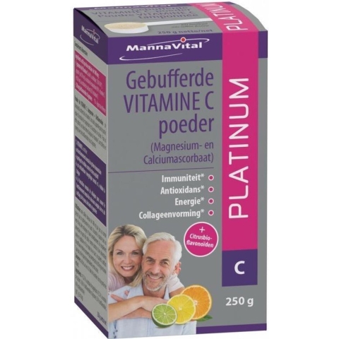 Mannavital Gebufferde Vitamine C Platinum Poeder
