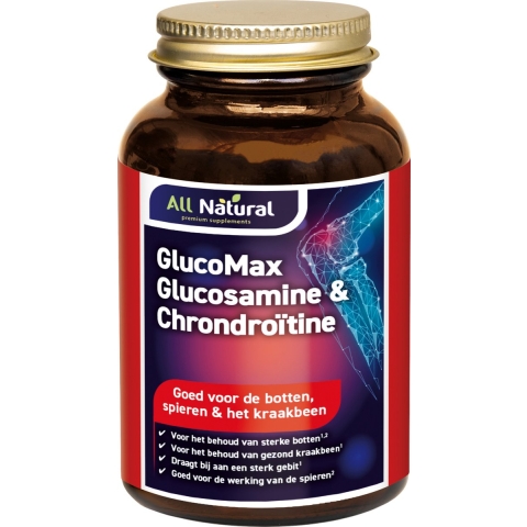 All Natural GlucoMax Glucosamine & Chondroitine Tabletten