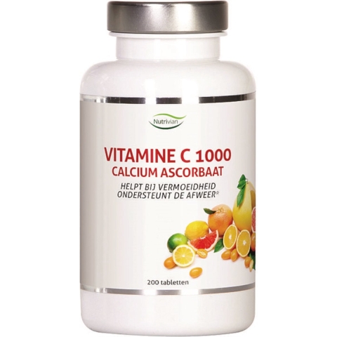 Nutrivian Vitamine C 1000 Calcium Ascorbaat Tabletten