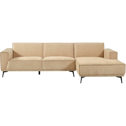 Anli-Style Tower living Leeds 2,5-seater AL + Chaise Lounge R Beige