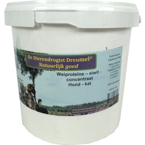 Dierendrogist Dierendrogist wei proteine eiwit concentraat hond / kat