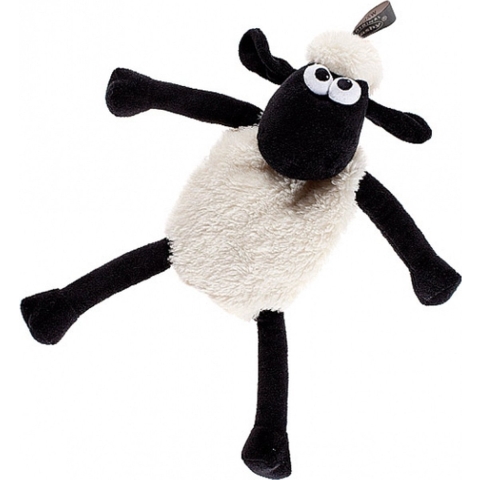 Warmte knuffel Shaun het schaap - 37 cm - polyester - magnetronknuffel - warmteknuffel -