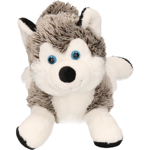 Pluche husky knuffel 30 cm -