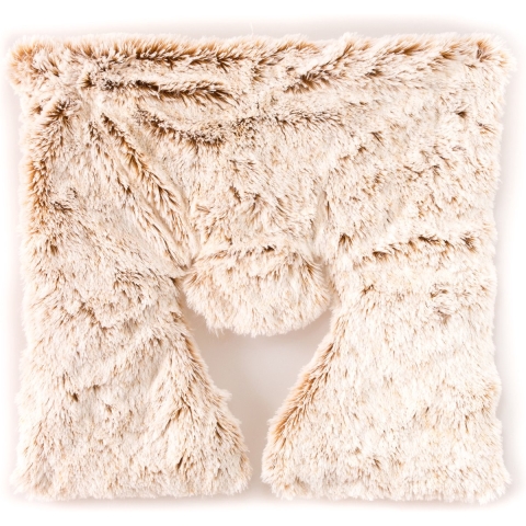 Habibi Magnetron warmte kussen - creme - 40 x 37 cm - Kruik kussen - nekkussen -