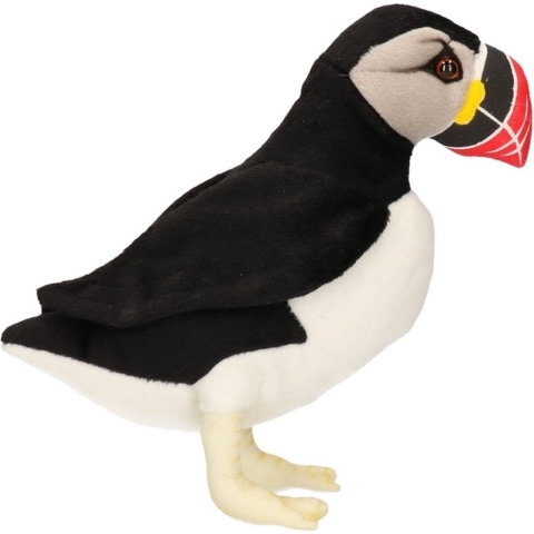 Hansa pluche papegaaiduiker knuffel 21 cm -