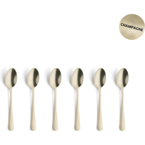 Amefa Austin Theelepels 6 Stuks Champagne