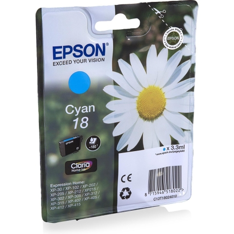 Epson T180240 Origineel Blauw 3,3ml