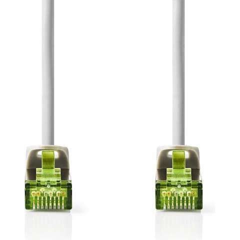 Nedis CCBW85420GY100 Cat7-kabel S/ftp Rj45 Male Rj45 Male 10.0 M Rond Lszh Grijs Window Box