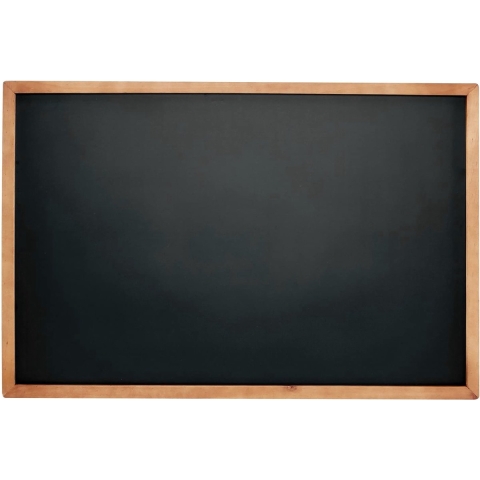 Seco SE-CHALKA3 A3 Krijtbord met Lijst Zwart/Hout