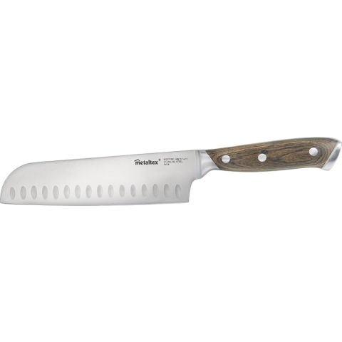 Metaltex Heritage Santokumes 32 cm Houten/RVS