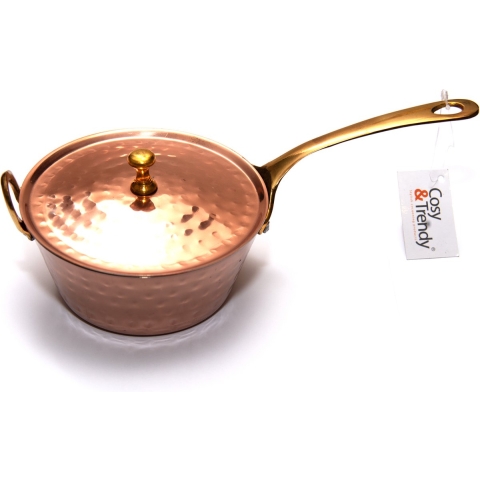 Cosy & Trendy Serveerpan - met steel - Koper ø 12 cm