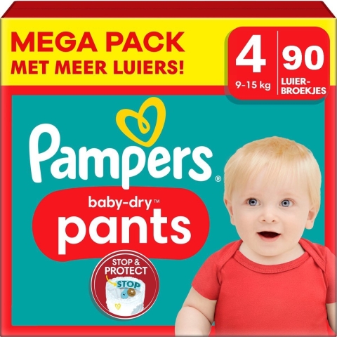 Pampers Pampers Nappy Pants S4 9-15kg 90pcs
