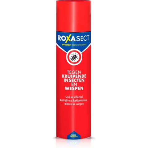 3x Roxasect Spuitbus tegen Kruipende Insecten en Wespen 400 ml