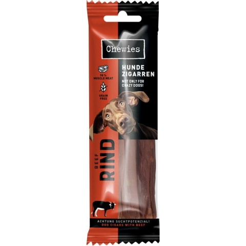 10x Chewies Hondensigaar Rund 75 gr
