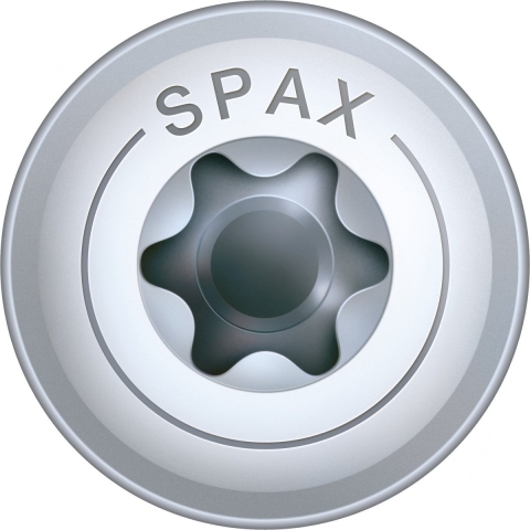 SPAX 251010600605 Hi-Force Schroef, Discuskop, 6 X 60, Voldraad, T-STAR Plus TX30 - WIROX - 200 Stuks