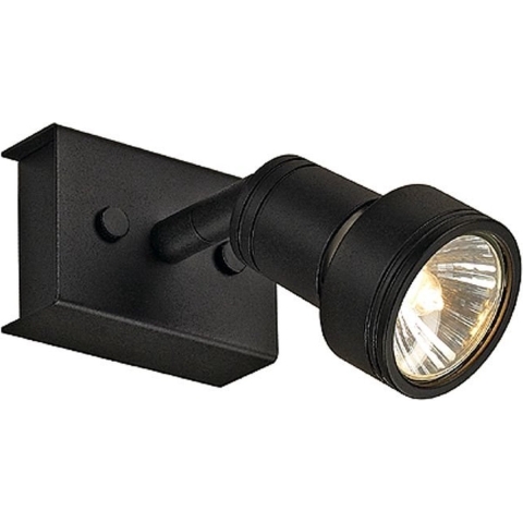 SLV PURI 147360 Wandlamp GU10 50 W Zwart