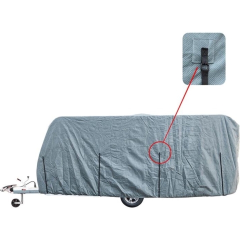 ProPlus 610355 Basic Line Caravanhoes (geheel) (l x b x h) 701 x 235 x 220 cm