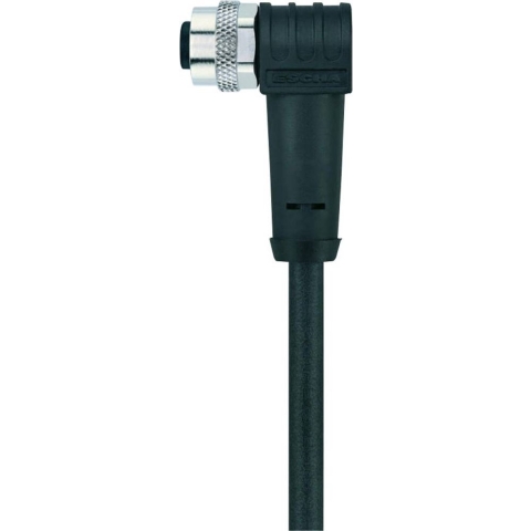 Escha 8047005 Sensor/actuator connector, geassembleerd M12 Aantal polen: 12 Bus, haaks 5.00 m 1 stuk(s)