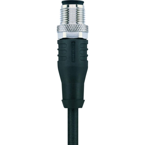 Escha 8046807 Sensor/actuator connector, geassembleerd M12 Aantal polen: 8 Stekker, recht 2.00 m 1 stuk(s)