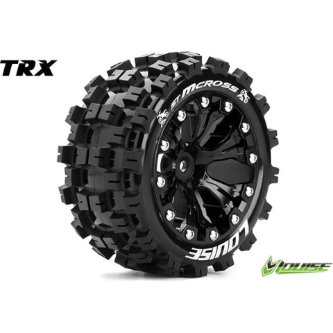 Louise ST-MCROSS Soft banden op 2.8" Velgen Zwart - 0" Offset - Hex 12mm